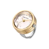 Белый круглый часы