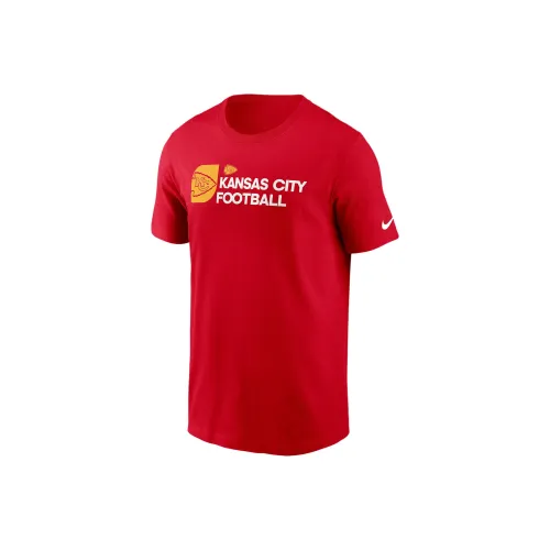 nike NFL KANSAS CITY Chiefs Команда OUTLINE Essential T-Shirt Мужская Университетский Красный