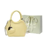 Желтая сумка для покупок с украшением