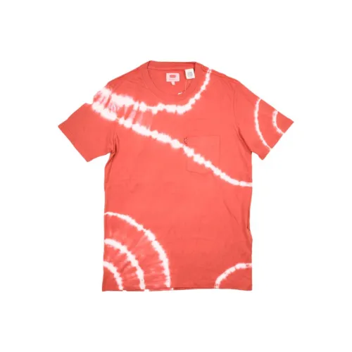 Levis Red Men's T-Shirts Левис Красные Мужские Футболки