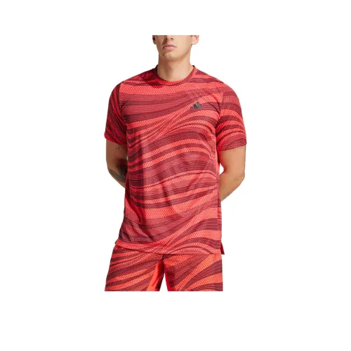 Adidas Climacool Club Graphic Maglietta T Рубашка Мужская Темно-Красная