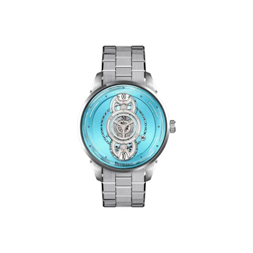 BEHRENS Механические часы Movement унисекс, 42 мм * 12,5 мм * 22 мм, синие