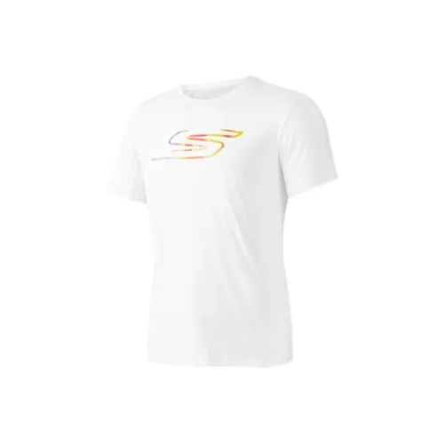 Skechers T-Shirt Мужской Bright White