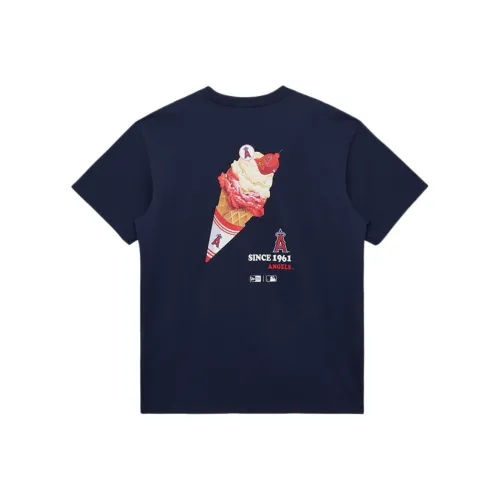 New Era x MLB Base Logo T-Shirt Унисекс Темно-синий