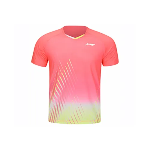 Т-рубашка унисекс с подкладкой флуоресцентный бегониевый красный