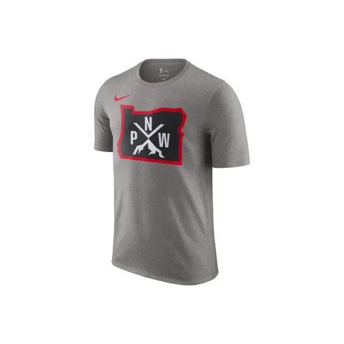 Nike Clothing Темно-серый Мужской T-рубашки