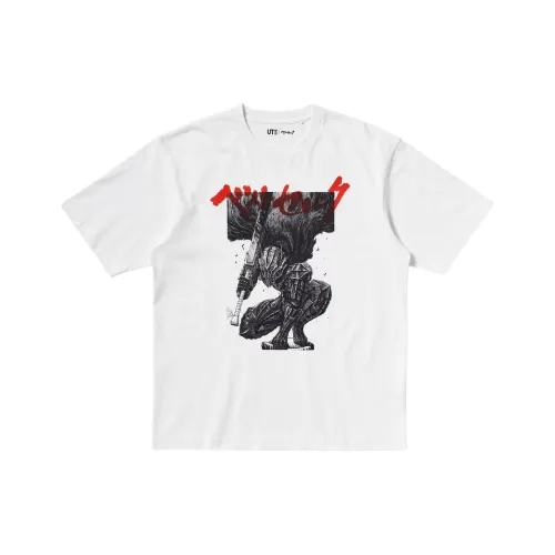 UNIQLO x BERSERK Sword Wind Legend Collaboration T-Shirt Унисекс Белый