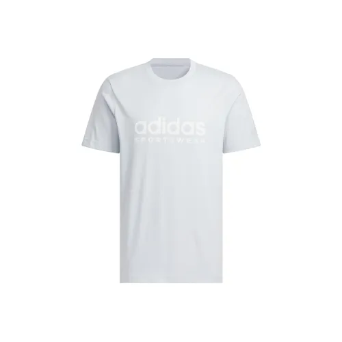 Adidas T-Shirt Unisex Light Blue