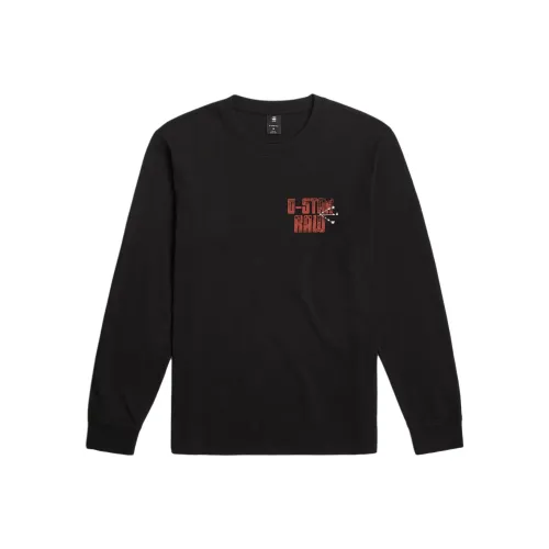 Г Звезда RAW T Рубашка Мужская Темно-Черная