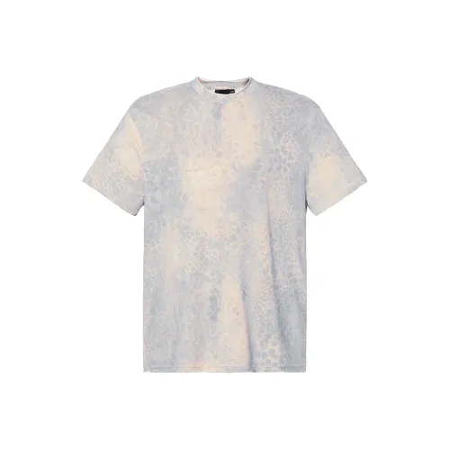 ROCAWEAR T-Shirt Унисекс Зеленый Леопардовый принт