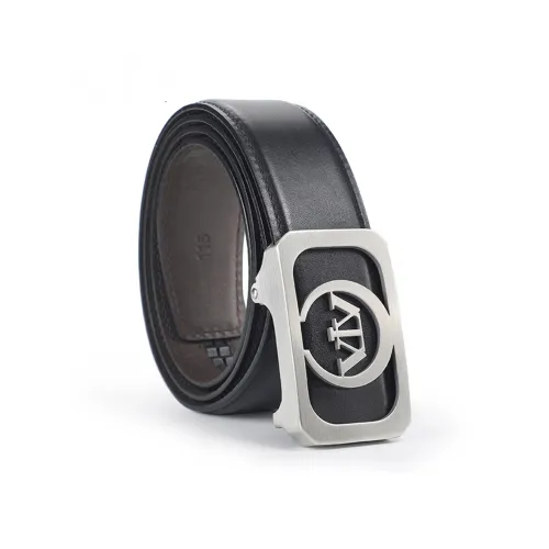 V.V.Brown Двойной Сided Ремни из коровьей кожи мужские 3,5 см