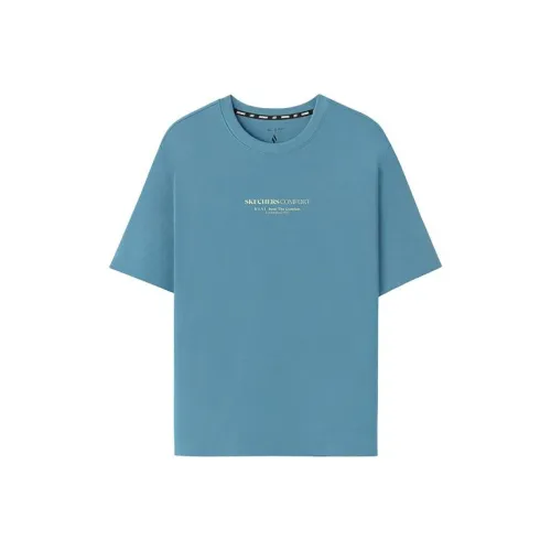 Skechers Sportlife SS25 T-Shirt Унисекс Adriatic Blue 030N