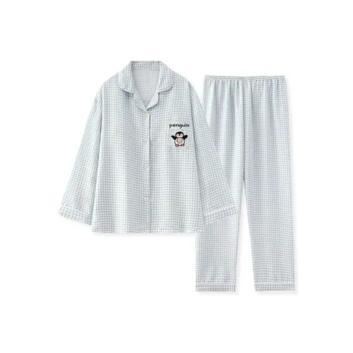 WANANNI Пижамный комплект женский светло-синий