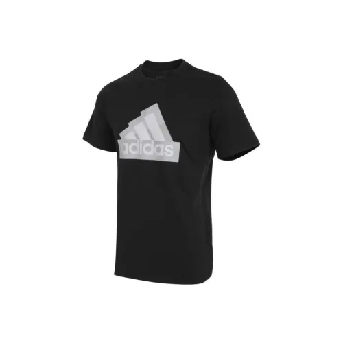 Adidas Комплект с короткими рукавами T-рубашка мужская черная