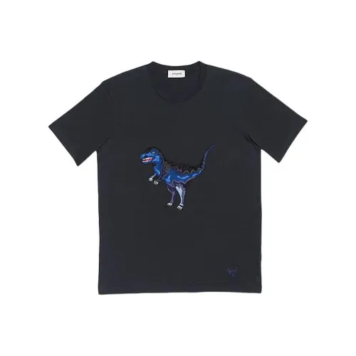 COACH T Рубашка Мужская Морской Синий