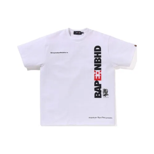 A BATHING APE NEIGHBORHOOD Co Бренд Унисекс Футболки