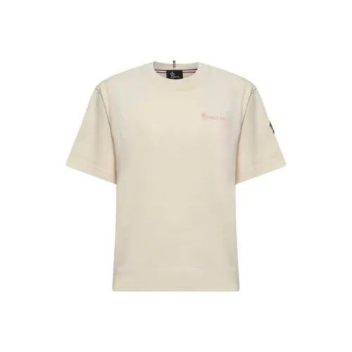 Moncler Grenoble Бежевые Мужские T-рубашки