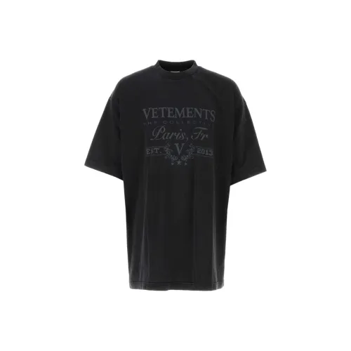 Vetements Черные Мужские T-Рубашки