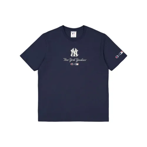 Champion Синий Мужской T-Рубашки