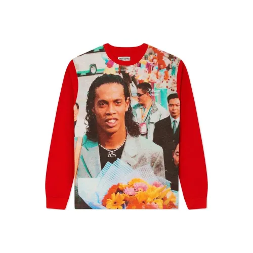 KIDSUPER STUDIOS Ronaldinho Collaboration Красная Мужская Футболка