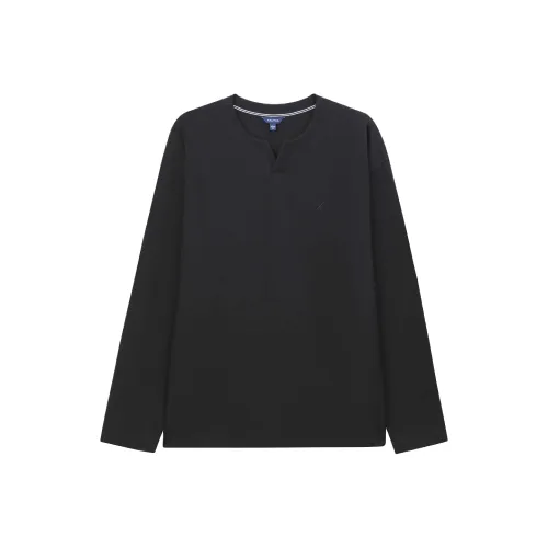 NAUTICA Мужские черные T-рубашки