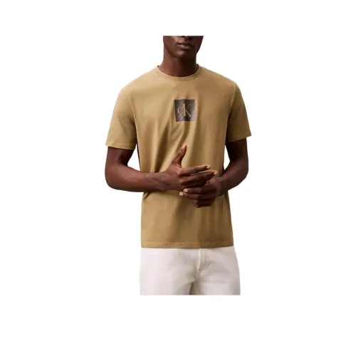 Calvin Klein T-Shirt Мужской Желтый