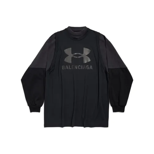 Balenciaga FW24 T Рубашка Регулярного Кроя Мужская Черная