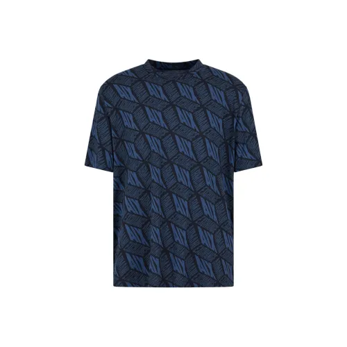 ARMANI EXCHANGEAE FW24 T Рубашка Мужская Синяя