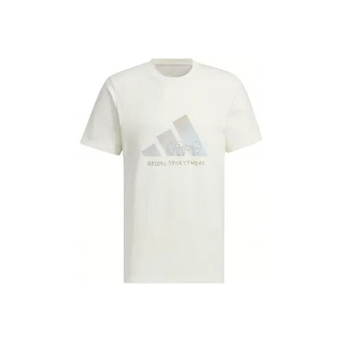 Adidas T-Shirt Unisex Jade White