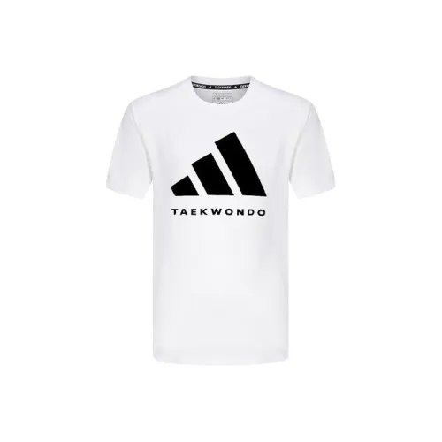 Adidas Taekwondo T-Shirt Унисекс Белый Черный