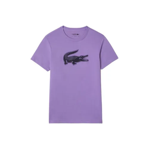 LACOSTE Мужские фиолетовые T-рубашки
