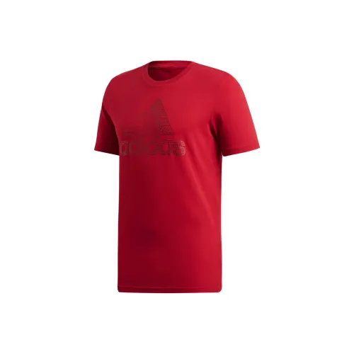 Adidas Темно-красные Мужские T-рубашки
