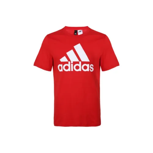 Adidas ESS Linear Tee T-Shirt Мужская Красная