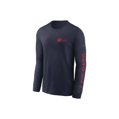 nike EnglandNFL FW24 Patriots T-Shirt Мужская Университетская Морской Синий