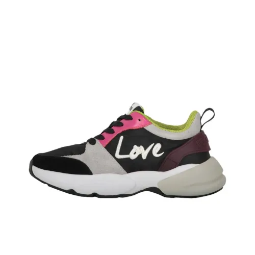 LOVE MOSCHINO Низкий топ Повседневная обувь Женская Черный