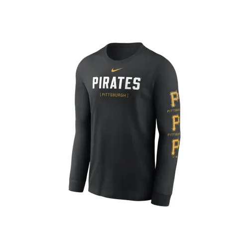 nike Pittsburgh Pirates Repeater T Рубашка Мужская Черная