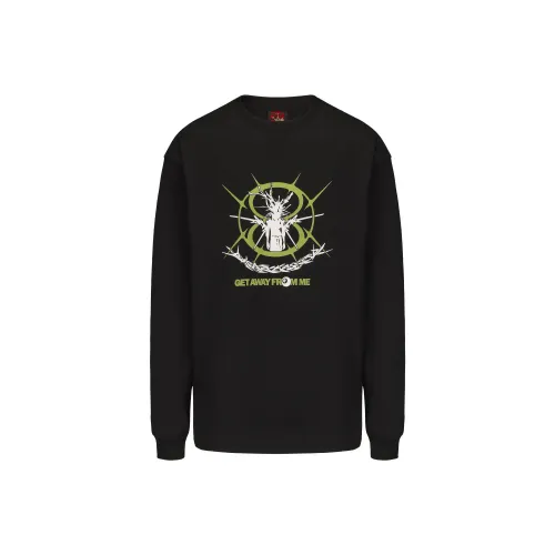 BLACK8MOB AW24 T Рубашка Унисекс Два Тон