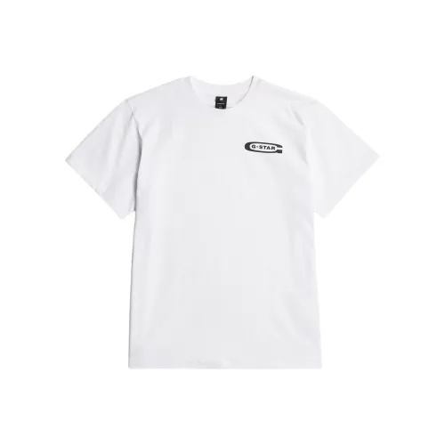 STAR Натуральный Белый Мужская T-Рубашка