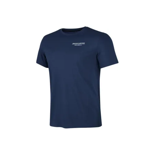 Skechers T-Shirt Мужская Морская Коллегиальный Синий