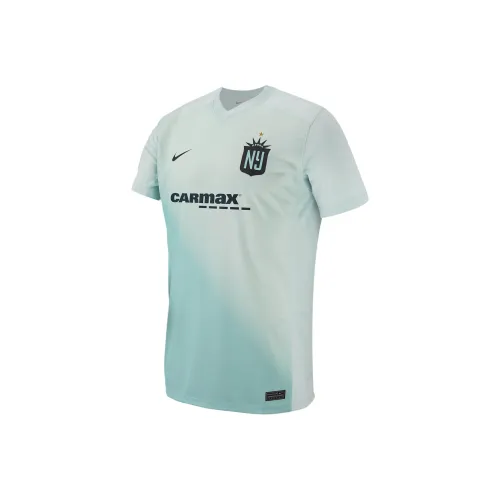 nike NJ NY Gotham FC 2024 Stadium Вторичный T Рубашка Мужская Синяя Зеленая