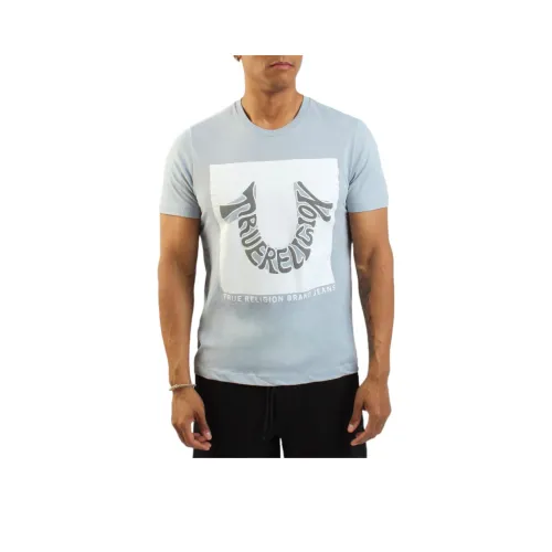 TRUE RELIGION T Рубашка Мужская Светло-Синяя