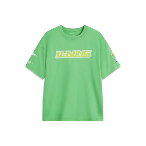 LINING Sports Life Collection Футболка Унисекс Mystic Realm Зеленая