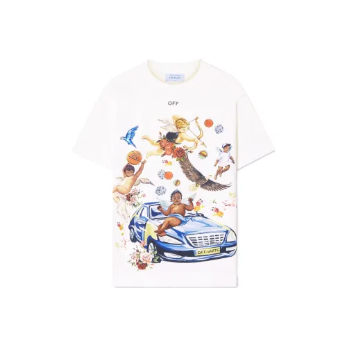 Off Белый Мужской T-Рубашки