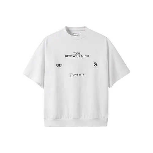 Toos. Короткий рукав T-рубашки унисекс
