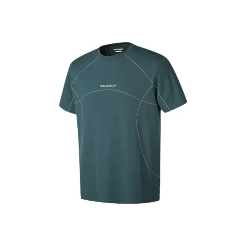 SALOMON T Рубашка Мужская Утиный Синий