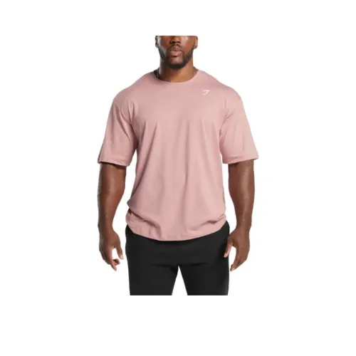 GYMSHARK T-Shirt Мужской Светло-Розовый