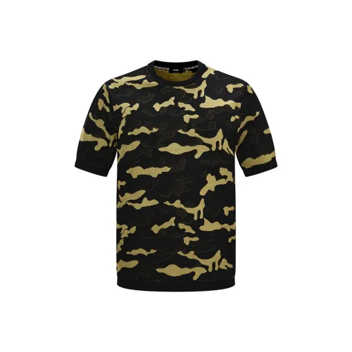 RARE Короткий рукав T-рубашки Мужской камуфляж
