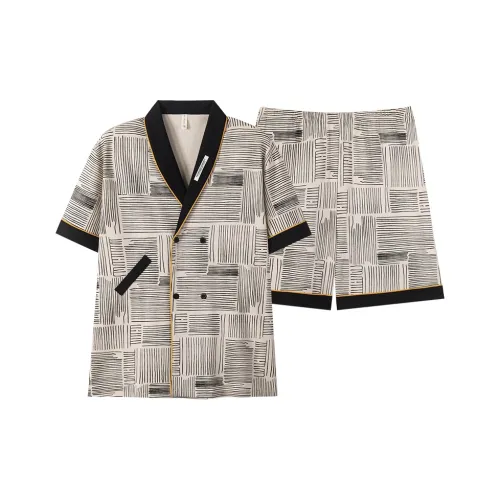 ROUKEER Серый Мужской Пижамный Комплект