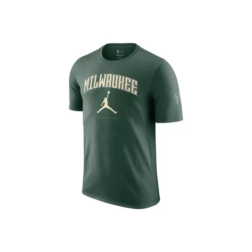 Nike Milwaukee Bucks T-Shirt Мужской Зеленый