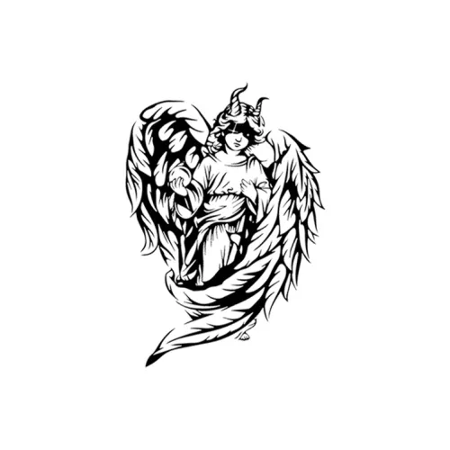 QINGSHANQIHAI The Пластинка OF Blindfalling From Heaven Временные татуировки 1 шт